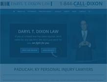 Tablet Screenshot of daryltdixonlaw.com